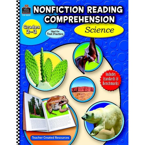 Teacher Created Resources Non Fiction Reading Comprehension Science Activity Book Grade 2 3 144 Pages Target