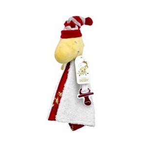 Peanuts Little Snoopy Woodstock Holiday Blanky Crib Toy and Soother - 1 of 3