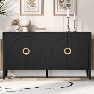 ORRD Fine fir veneer cabinet with grain for hallways, entryways, living rooms, studies - 1 of 4