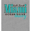 South Beach, Miami Ocean Drive Men's Sleep Pajama Pants - 2 of 2