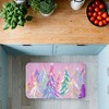 Stupell Industries Abstract Pastel Christmas Trees Printed Anti-Fatigue Floor Mat, design by Arlington Prints, 30"x18" - 3 of 4
