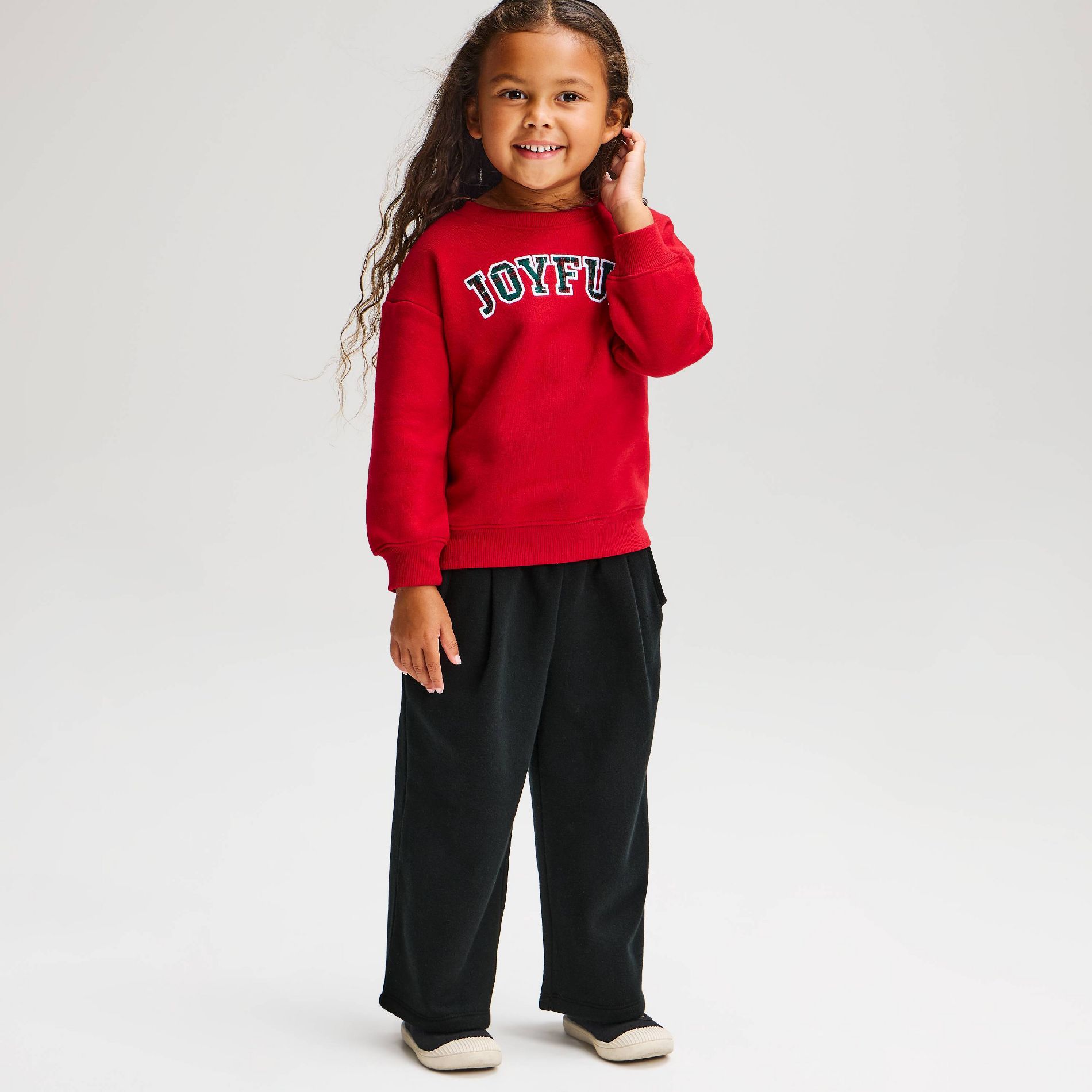 Baby & Toddler Girls' Wide Leg Cozy Fleece Pants - Cat & Jack™