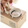 JuzToys Dog Piggy Bank, My Dog Piggy Bank, Robotic Coin Munching Toy Money Box, Dog Eating Coins Piggy Bank for Kids, White Brown - 3 of 4