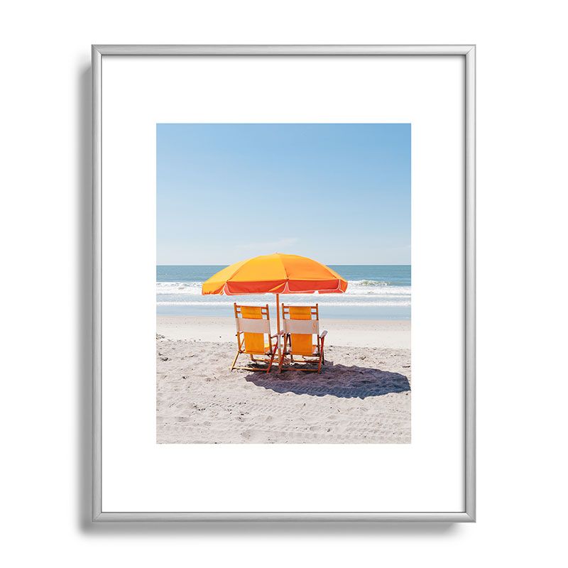 Bethany Young Photography Folly Beach Metal Framed Art Print - Deny Designs, 1 of 5