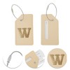 Unique Bargains Luggage Tag Khaki 1 Pc - 3 of 4