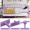 Whizmax Twin Metal Daybed with Trundle, No Box Spring Needed, Steel Frame & Headboard, Space-Saving Sleeper Sofa for Bedroom, Living Room - 3 of 4