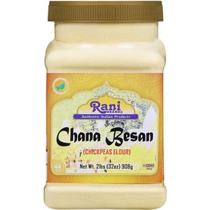 Chana Besan (Chickpeas Flour) - 32oz (2lbs) 908g Pet Jar  - Rani Brand Authentic Indian Products - 1 of 4
