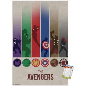 Trends International Marvel Comics - Avengers - Minimalist Logo Unframed Wall Poster Prints - 1 of 4