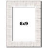 PosterPalooza | Photo Size Sculpted White Picture Frame - UV Acrylic, Foam Board Backing, Hanging Hardware - 2 of 4