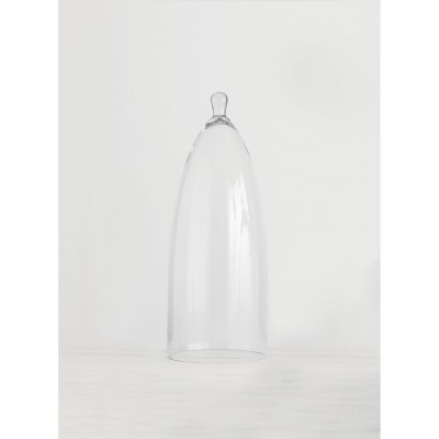 Sullivans Large Clear Glass Cloche 21.5"H Clear