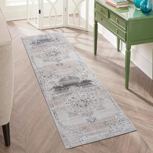 Kumasinova Trendy Stain-Resistant Area Rug – Non-Shedding Living Room Rug, Medallion Rugs for Living Room, Kid & Pet-Friendly, Boho Washable Rugs - 1 of 4