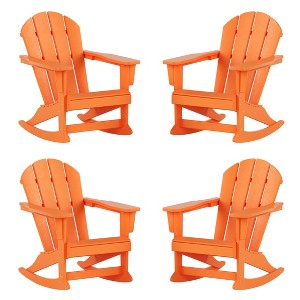 WestinTrends  Outdoor Patio Porch Rocking Adirondack Chair - 1 of 4