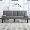 MAYEERTY 65¡± Modern Design Sleeper Sofa Bed Easy-Convertible Couch - 3 of 4