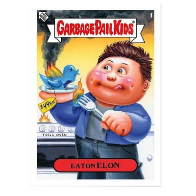 Topps Garbage Pail Kids 2022 Was The WORST! Trading Card | Eaton Elon