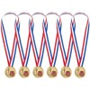 Juvale 6 Pack Bulk 1st Place Gold Award Winner Medals with Ribbons, 2.6 Inch Diameter - 4 of 4