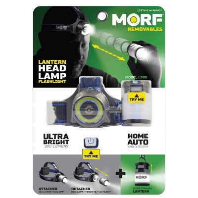 Police Security Morf Lantern 3-in-1 Removable LED Headlamp