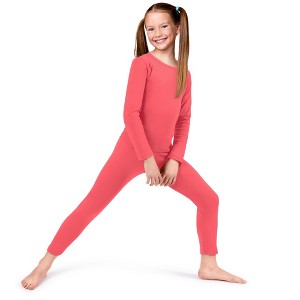 Rocky Thermal Underwear for Girls, Long Johns Fleece Lined Set, Shirt & Pants, Base Layer - 1 of 4