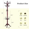 JUJABU Modern  Solid Wood Hanger with Stainless Steel Frame and Multi-Function Hooks - 4 of 4