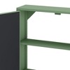NicBex Glass Doors Storage Cabinet, Wall Cabinet Kitchen Cabinet for Kitchen, Living Room, Bathroom - 2 of 4