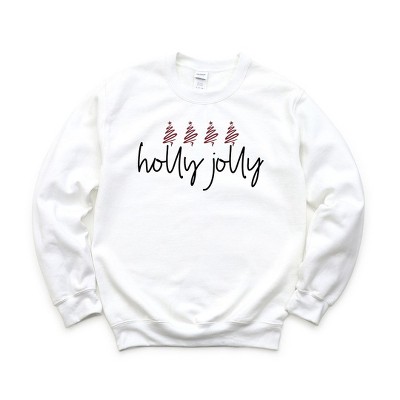 Simply Sage Market Women's Graphic Sweatshirt Holly Jolly Trees