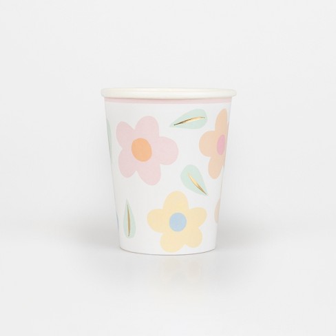 Meri Meri Happy Flowers Cups (Pack of 8) - image 1 of 3