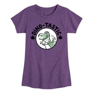 Girls' - Disney - Dinotastic Fitted Short Sleeve Graphic T-Shirt - 1 of 4
