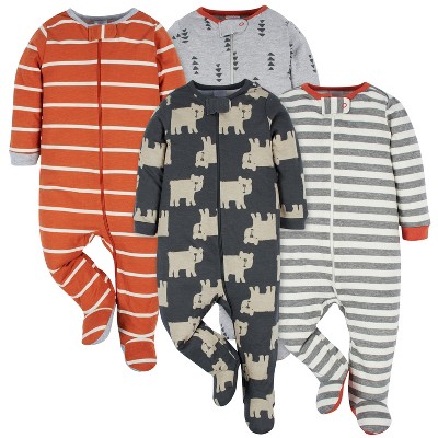 Gerber Baby Long Sleeve Sleep 'n Plays - Southwest - 6-9 Months - 4-pack :  Target