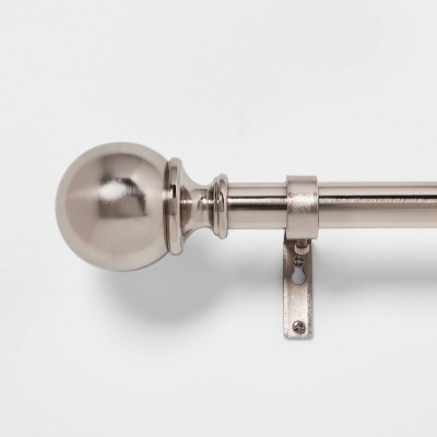 Photo 1 of  Ball Curtain Rod Brushed Nickel - Threshold&#8482;