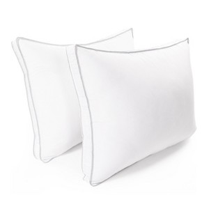 Medium Density Gusset Pillows, Set of 2 by Blue Nile Mills - 1 of 4