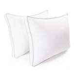 Classic Microfiber Hypoallergenic Gusset 2-Piece Pillow Set - Blue Nile Mills