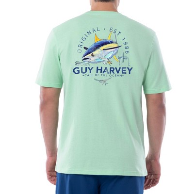 Guy Harvey Men's Long Sleeve Performance Sun Protection Shirt UPF