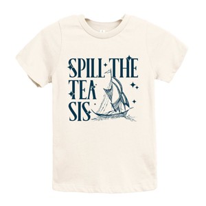 The Juniper Shop Spill The Tea Sis Boat Youth Short Sleeve Tee - 1 of 4
