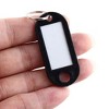 Unique Bargains 50 Pcs Assorted Color Plastic Staff Key ID Tag Label Window - 3 of 3