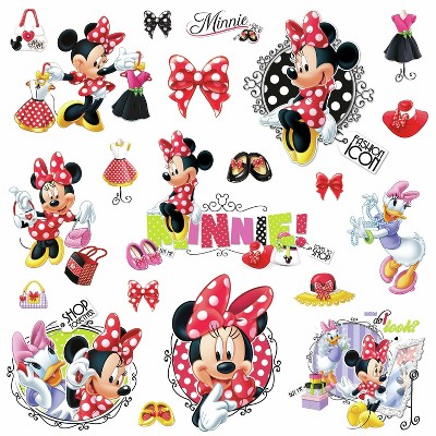 Minnie Loves To Shop Peel and Stick Wall Decal - RoomMates