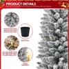 Karl Home Set of 3 Pre-lit Christmas Trees with Pot Stand - 4 of 4