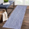 Modern Braided Print Area Rug Machine Washable Rug Stain Resistant Indoor Carpet With Non-Slip Backing Non Shedding Low Pile Floor Cover - 2 of 4
