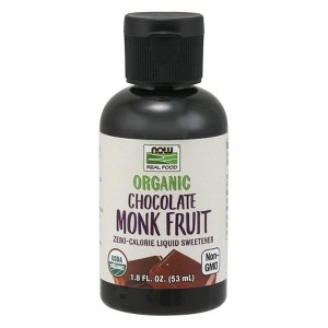 Organic Chocolate Monk Fruit by Now Foods  -  1.8 fl oz Liquid - 1 of 3