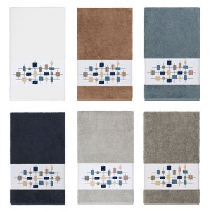 Linum Home Textiles 100% Turkish Cotton KHLOE Embellished Towel Set - 1 of 3