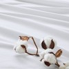 510 Design California King Cotton 144 Thread Count 100% Cotton Solid Sheet Set White - 3 of 4