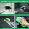 Aoibox Windshield Cleaner Tool with Extendable Handle & Microfiber Pads, Auto Wiper Brush for Car, Trucks, SUVs, RVs & Home Windows - 2 of 4