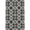 5' X 8'  Gray and Ivory Wool Abstract Hand Tufted Area Rug - 4 of 4