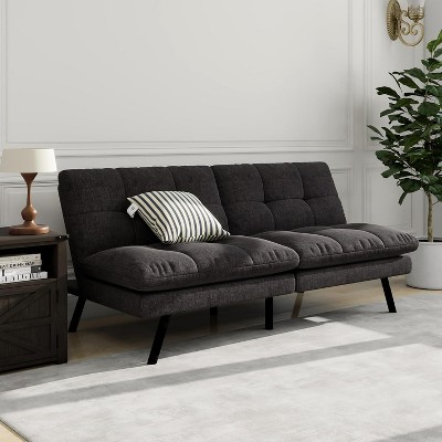 Vipbear 68" Futon Sofa Bed,Convertible Memory Foam Couch Bed,Folding Sofa Bed Sleeper Couch
