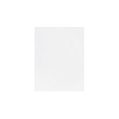 LUX 80 lb. Cardstock Paper 8.5" x 11" Bright White 50 Sheets (81211-C-98-50)