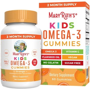 MaryRuth's Kids Omega 3 Gummies, Orange, 60 ct - 1 of 4