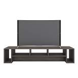 Rustik 3 Shelf TV Stand for TVs up to 80" - Nexera