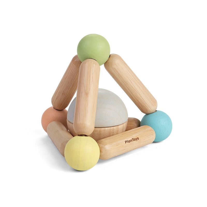Plantoys| Triangle Clutching Toy - Pastel Series, 1 of 9