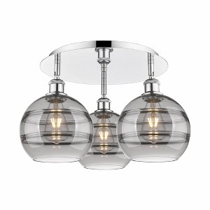 Rochester - 3 Light Flush Mount In Industrial Style-10.88 Inches Tall and 19.75 Inches Wide - 1 of 1