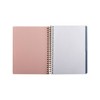 FRINGE Paperback Spiral Journal with Tab Dividers Madras Check - 3 of 4