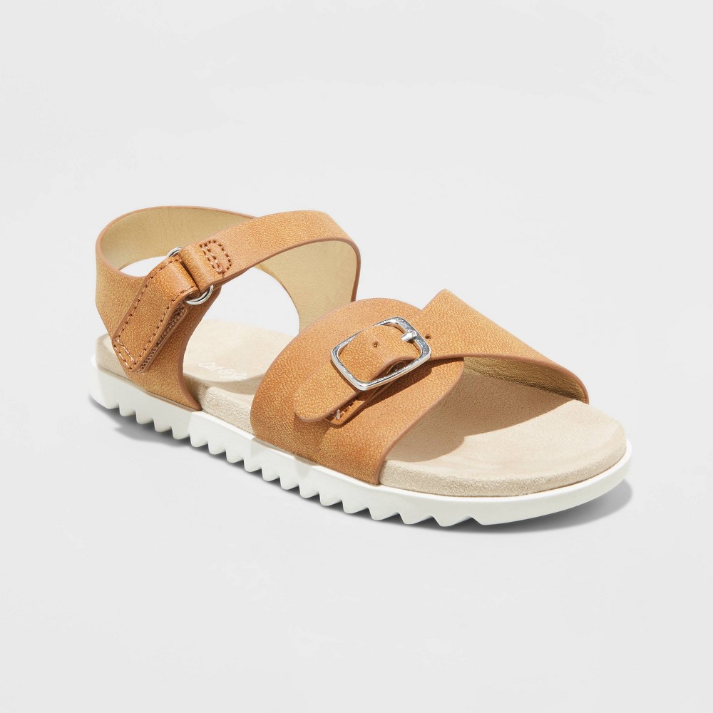 Toddler Girls' Shaelyn Footbed Sandals - Cat & Jack™ Brown 5T