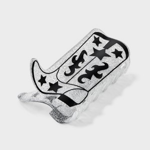 Cowgirl Boot Claw Hair Clip - Wild Fable™ Black - 1 of 2